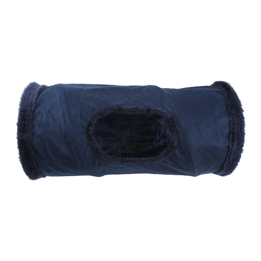 Indoor 2/3/4 5-Way Collapsible Cat Tunnel Tube Kitty Tunnel Bored Cat Pet Toys Peek Hole Toy Cat Puppy Kitty Kitten Rabbit