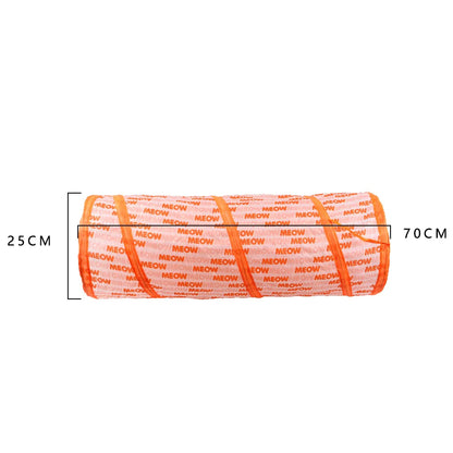 Indoor 2/3/4 5-Way Collapsible Cat Tunnel Tube Kitty Tunnel Bored Cat Pet Toys Peek Hole Toy Cat Puppy Kitty Kitten Rabbit