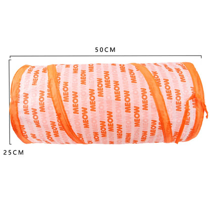 Indoor 2/3/4 5-Way Collapsible Cat Tunnel Tube Kitty Tunnel Bored Cat Pet Toys Peek Hole Toy Cat Puppy Kitty Kitten Rabbit