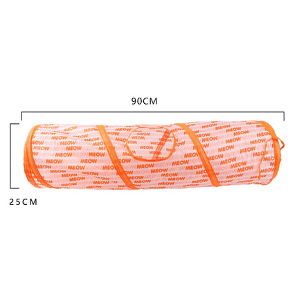 Indoor 2/3/4 5-Way Collapsible Cat Tunnel Tube Kitty Tunnel Bored Cat Pet Toys Peek Hole Toy Cat Puppy Kitty Kitten Rabbit