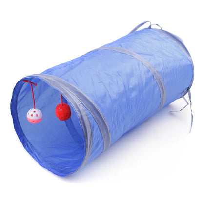Indoor 2/3/4 5-Way Collapsible Cat Tunnel Tube Kitty Tunnel Bored Cat Pet Toys Peek Hole Toy Cat Puppy Kitty Kitten Rabbit