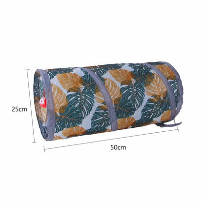 Indoor 2/3/4 5-Way Collapsible Cat Tunnel Tube Kitty Tunnel Bored Cat Pet Toys Peek Hole Toy Cat Puppy Kitty Kitten Rabbit
